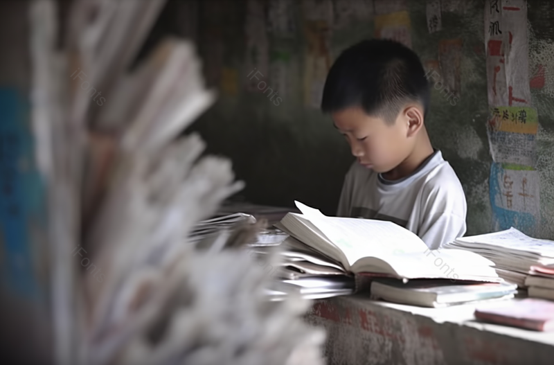 坐在角落里的小孩乡村,高清,摄影图,摄影图片,图片大全,摄影图免费下载